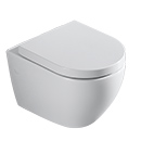 Wand-WC Tiefspüler RIVO inkl. Sitz made by Hamberger